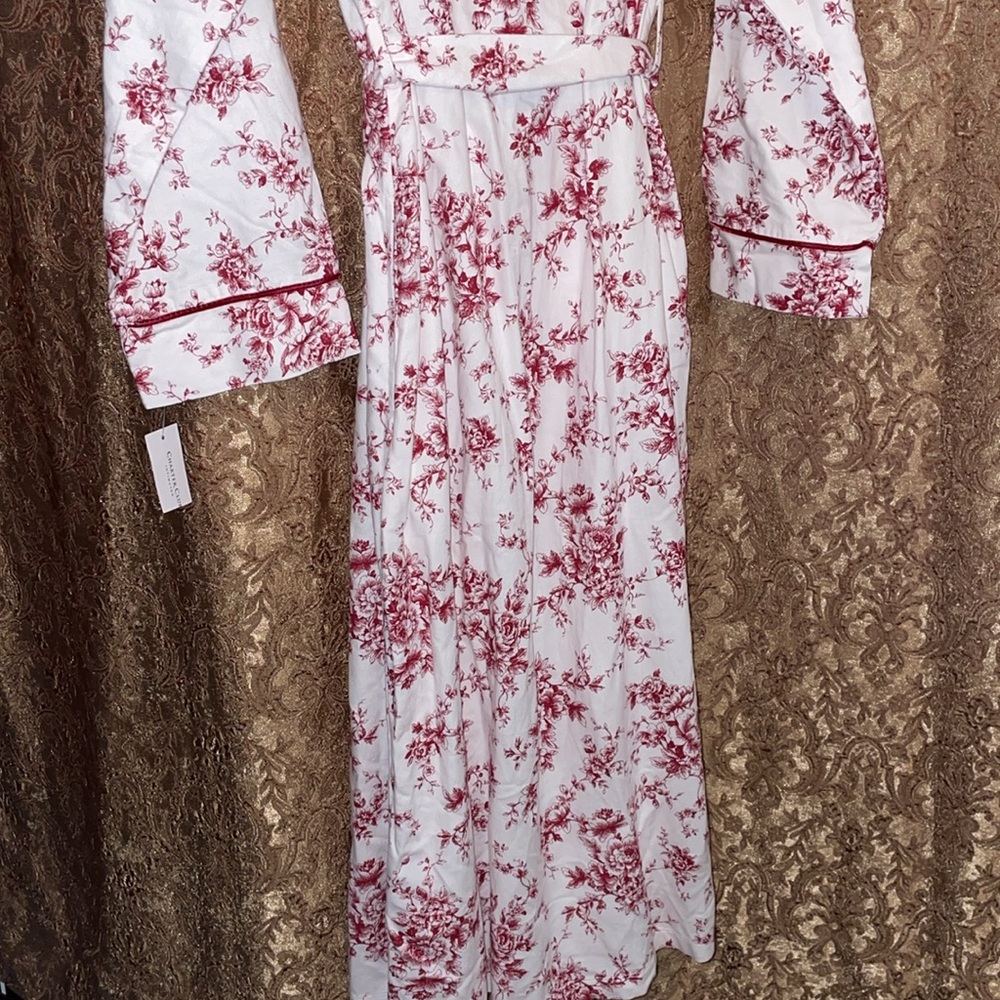 NWT CHARTER CLUB INTIMATES Women’s Floral Print Robe.  Size XS/S. - Picture 7 of 8